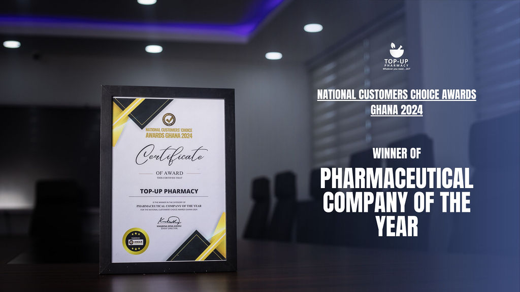 National Customers’ Choice Awards Ghana 2024 – Pharmaceutical Company Of The Year