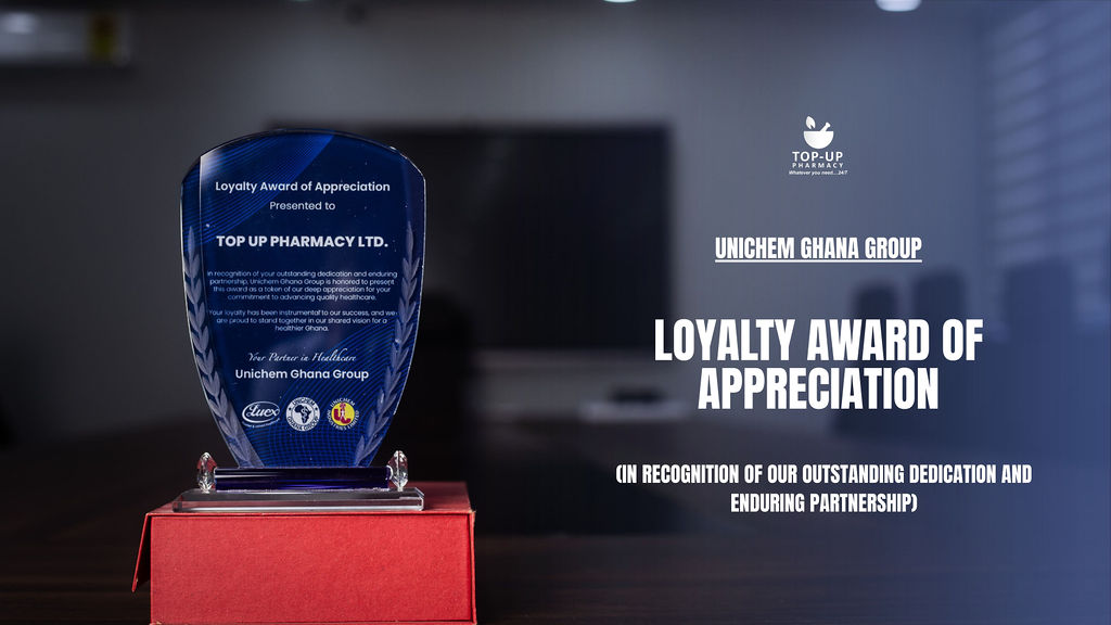 Unichem Ghana Group – Loyalty Award Of Appreciation